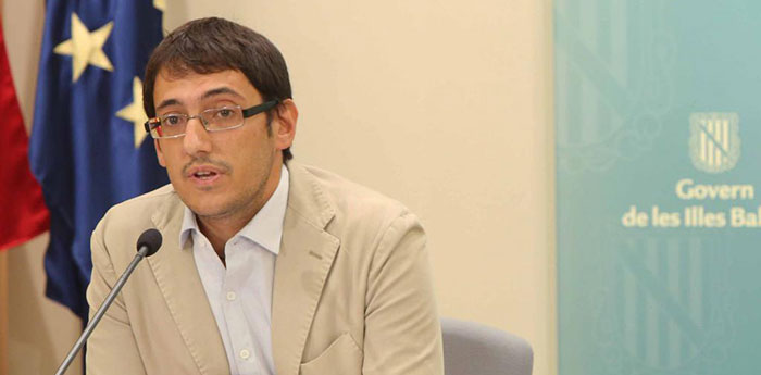 Iago Negueruela, Conseller de Trabajo, Industria y Comercio del Gobierno Balear.